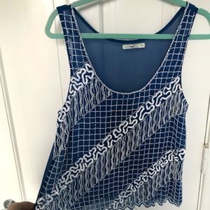 Anthropologie Hazel Blue Top